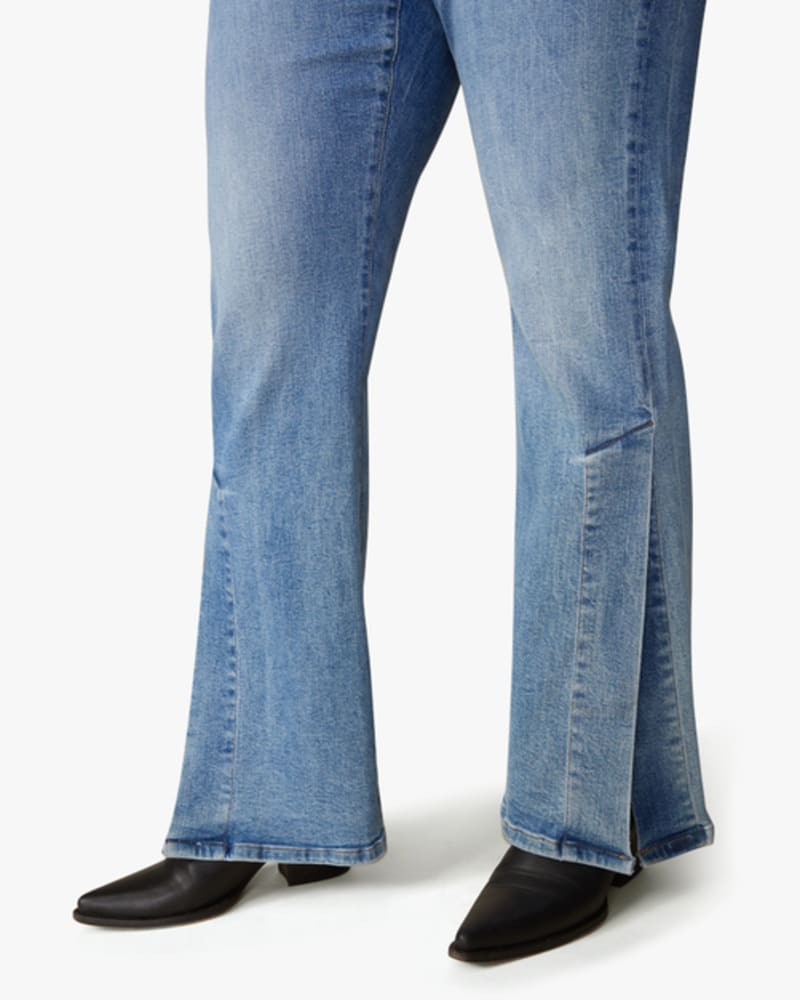 Jenny Plus Size High-Rise Flared Jeans | Luxe